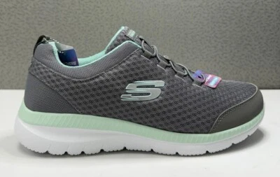 Skechers para mujer Bountiful Brisk Stride, gris/como nuevo Foto 1 de 4