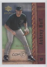 2001 Upper Deck Gold Glove Finite /25 Aubrey Huff #10