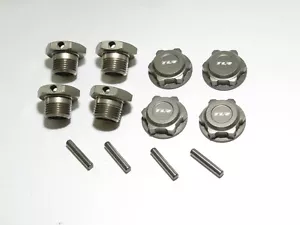 TLR04012 TEAM LOSI TLR 8IGHT-X/E 2.0 BUGGY 17MM WHEEL HEXES WITH LOCKING NUTS - Picture 1 of 1