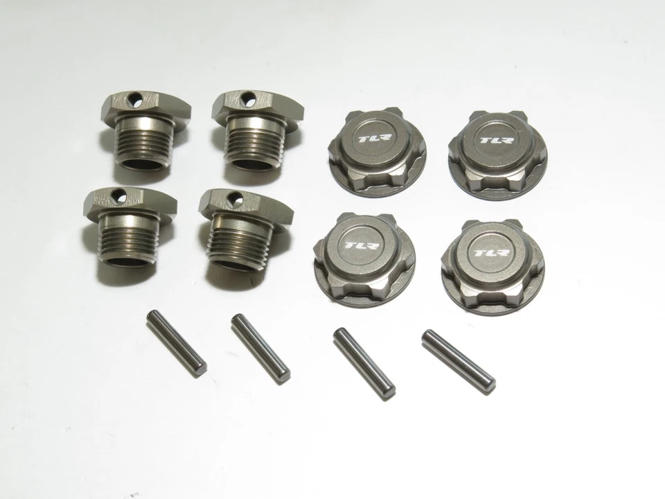 TLR04012 TEAM LOSI TLR 8IGHT-X/E 2.0 BUGGY 17MM WHEEL HEXES WITH LOCKING NUTS - Image 1 of 1