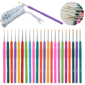 1pc Crochet Hook Sizes 0.5-10mm - Craft Knitting Yarn Needles Wire Crochet Hooks - Bild 1 von 34