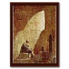 *Postcard-"Ash Wednesday" /Man Sits in Private Closed Room/  (N5)