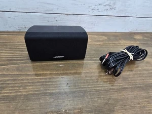 Bose Center Channel Speaker Horizontal Double Cube Black Acoustimass Lifestyle - Picture 1 of 5