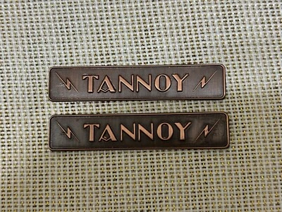 Raro: emblema Tannoy para alto-falante Tannoy - Imagem 1 de 4