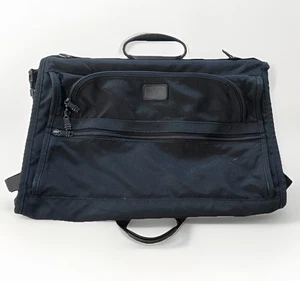 TUMI Garment Bag Tri-Fold Carry-On Black Ballistic Nylon No Shoulder Strap Read! - Picture 1 of 19