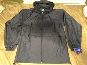 Champion Mens Full-Zip Anorak Jacket Hooded Windbreaker NEW Mens Medium M - Picture 1 of 8