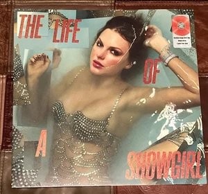 Taylor Swift The Life of a Showgirl Vinyl Record, Orange Glitter Album (In Hand) - Picture 1 of 4