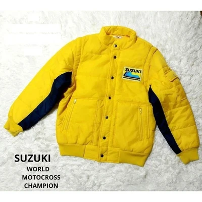 Vintage SUZUKI World Motocross Champion 2-way Jacket SUZUKI RM Size Japan M - Image 1 of 4