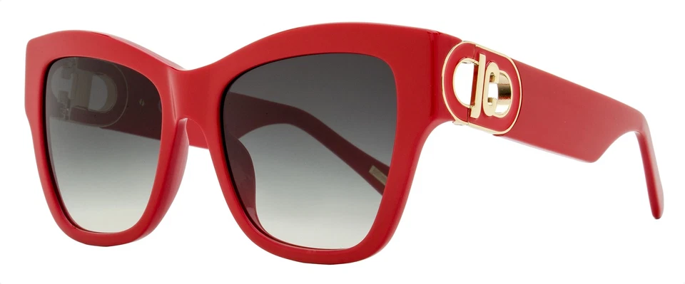 Gafas de sol Just Cavalli con logotipo de canal cuadrado SJC037 06XX rojas 54 mm Foto 1 de 3