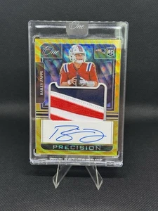 2022 PANINI ONE BAILEY ZAPPE ROOKIE PRECISION GOLD 🔥PATRIOTS PATCH AUTO 15/15🔥 - Picture 1 of 3