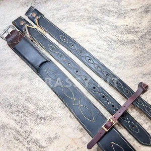 42" Langerud Custom Leather Back Cinch w/ Rigging - Picture 1 of 1