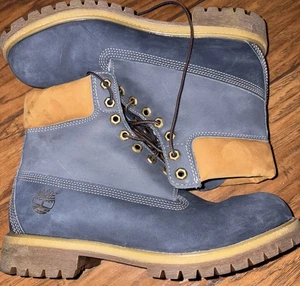 Timberland Stiefel 6 Inch blau braun Premium wasserdicht Herren Größe 10,5 einmal getragen! - Bild 1 von 8