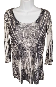 Energe World Wear Damen M Shirt schwarz/grau/weiß - Bild 1 von 7