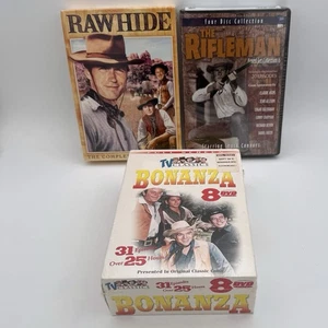 Rawhide Season 1 - Clint Eastwood & The Rifleman Boxed Set & Bonanza 31 Episoden - Bild 1 von 3