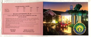 BOCA ROYALE GOLF & COUNTRY CLUB UNUSED SCORECARD PERFECT FOR DISPLAY C2 - Picture 1 of 2