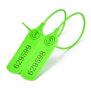 Middle Duty Plastic Seal Pull-Tite Security Seal Numbered Security Tags Self-... - Picture 1 of 9