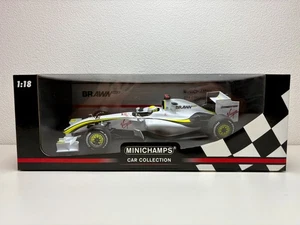 MINICHAMPS Brown GP BGP 001 #22 Jenson Button 2009 1/18 Scale - Picture 1 of 17