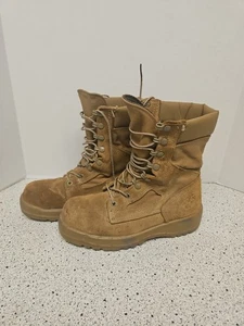 Marine Corp Combat Boots Mens 6.5 W Altama Temperate Weather Brown USMC Military - Picture 1 of 13
