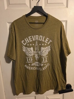Camiseta retro Chevy Chevrolet American Classic para hombre con bujías LT Foto 1 de 3
