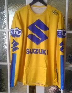 SUZUKI JT REPLICA MOTOCROSS ENDURO JERSEY XL 46" - Picture 1 of 3