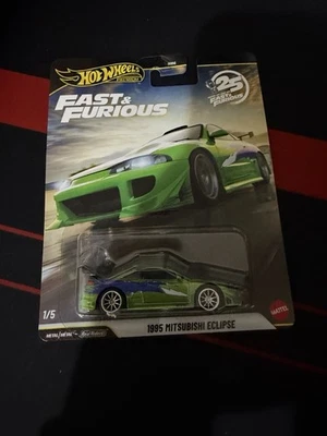 Hot Wheels Rápido y Furioso 25 Aniversario 1995 Mitsubishi Eclipse Chase Foto 1 de 2