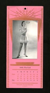 orig. Sept. 1957 Negligee PIN-UP CALENDAR Superior Switchboard Canton, Ohio - Bild 1 von 3