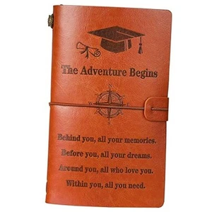 Inspirational Graduation Gifts Graduation Journal 2025 Graduating Leather - Picture 1 of 8
