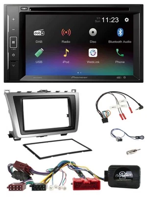 Pioneer Bluetooth Lenkrad USB 2DIN DAB DVD Autoradio für Mazda 6 2008-2010 aktiv - Bild 1 von 4