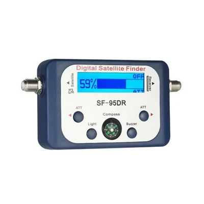 DIGITAL SATELLITE SIGNAL METER FINDER W COMPASS, BUZZER FTA DISH NETWORK BELL HD - Image 1 of 4