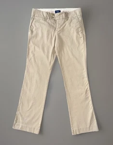 American Eagle khakifarbene Damenhose Bootcut 2 Knöpfe Größe 0 passt 30 x 30 - Bild 1 von 12