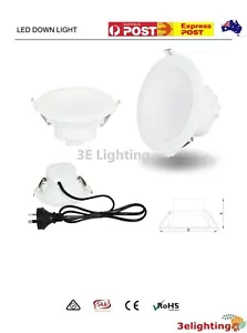 LED DOWNLIGHT 12W TRI-COLOR DIMMABLE 960LM RECESSED DAY LIGHT CCT 90MM Aus Stock - Picture 1 of 7