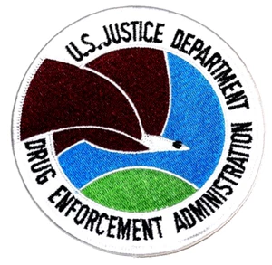US JUSTICE DEPARTMENT DRUG ENFORCEMENT ADMIS RATION FEDERAL Police Patch - Picture 1 of 1