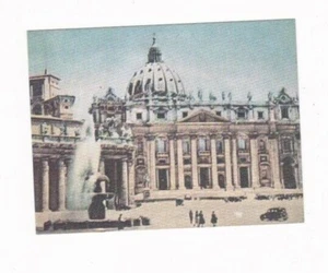 VTG. NATIONAL BISCUIT CO., N.Y. WONDERS OF WORLD ADVERTISEMENT CARD ST. PETERS - Picture 1 of 2