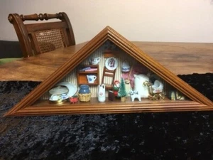 Reutter Porzellan Panoramawandbild DACHKAMMER Miniaturdisplay  sehr gut erhalten - Bild 1 von 4