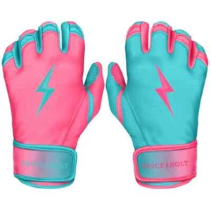 Bruce Bolt Max Clark Short Cuff Batting Gloves YOUTH SIZES S M L XL - Brand NEW