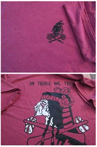 Navy SEAL/s The Tribe Red Squadron T-Shirt LARGE Vintage RED 6oz US - Picture 1 of 2