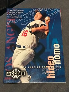  1996 Circa Access #20 Hideo Nomo DODGERS! MK4