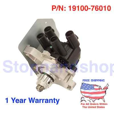 New Ignition Distributor w/ Cap & Rotor for 91 92 93 94 95 Toyota Previa 2.4L - Image 1 of 3
