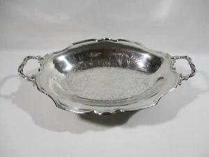 VICTOR SAGLIER Antiker Teller Korb Tasse Tischmitte aus versilbertem Metall - Bild 1 von 12