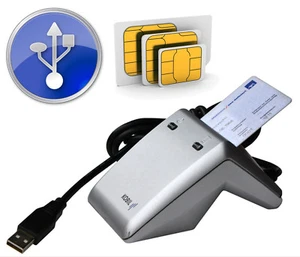 KOBIL KAAN USB CHIPKARTENLESER CHIPCARDREADER HBCI WINDOWS XP SP3 VISTA 7 8 10 - Bild 1 von 1
