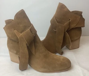 Rachel Zoe Women’s Kate Oil Suede Tan Boots Sz 8 NWOB - Picture 1 of 11