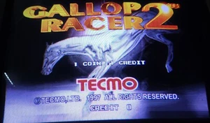 Gallop Racer 2 Rom Solo Original Sistema Tecmo PCB Japón Jamma Arcade Videojuego - Imagen 1 de 16