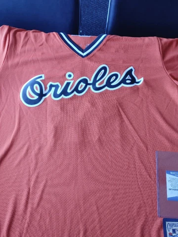 Roberto Alomar MLB Majestic Baltimore Orioles Orange Cooperstown Men's Jersey Cover