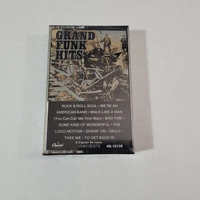 Grand Funk Hits Cassette Sealed 4N-16138 - Image 1 of 3