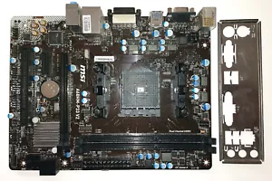 Placa madre chipset MSI A68HM-P33 V2 Socket FM2+ A68H DDR3 2133 con escudo de E/S - Imagen 1 de 7
