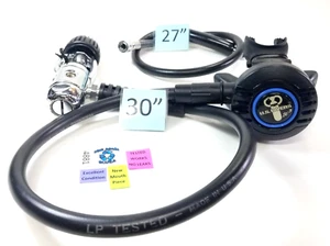 US Divers Aqua Lung SE3 Regulator Set Scuba 1st, 2nd Stage Yoke #4881 - Picture 1 of 19