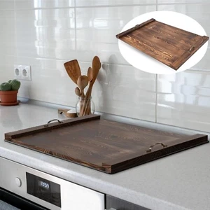30''x22'' Wood Stove Cover w/ Handles Charcoal Burning Stove Top Covers US Ship - Picture 1 of 9