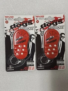 Lot of 2 Reservoir Dogs In Your Pocket Electronic Talking Key Chain, Rated R. - Picture 1 of 3