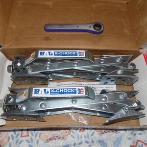 2 28010 X-Chock Cuña de bloqueo de neumáticos RV Remolques extensibles RV Motor Estabilizador - Imagen 1 de 5