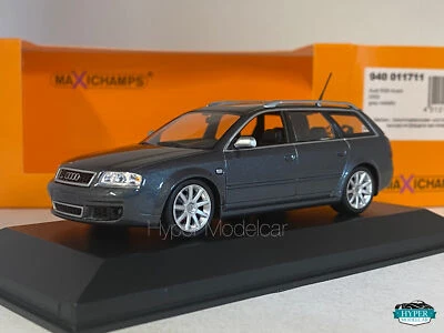 MINICHAMPS 1/43 AUDI RS6 AVANT 2002 GREY MET ART.940011711 - Immagine 1 di 3
